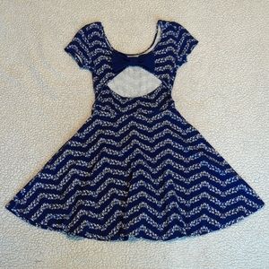 Charlotte Russe Small  floral dress with open back